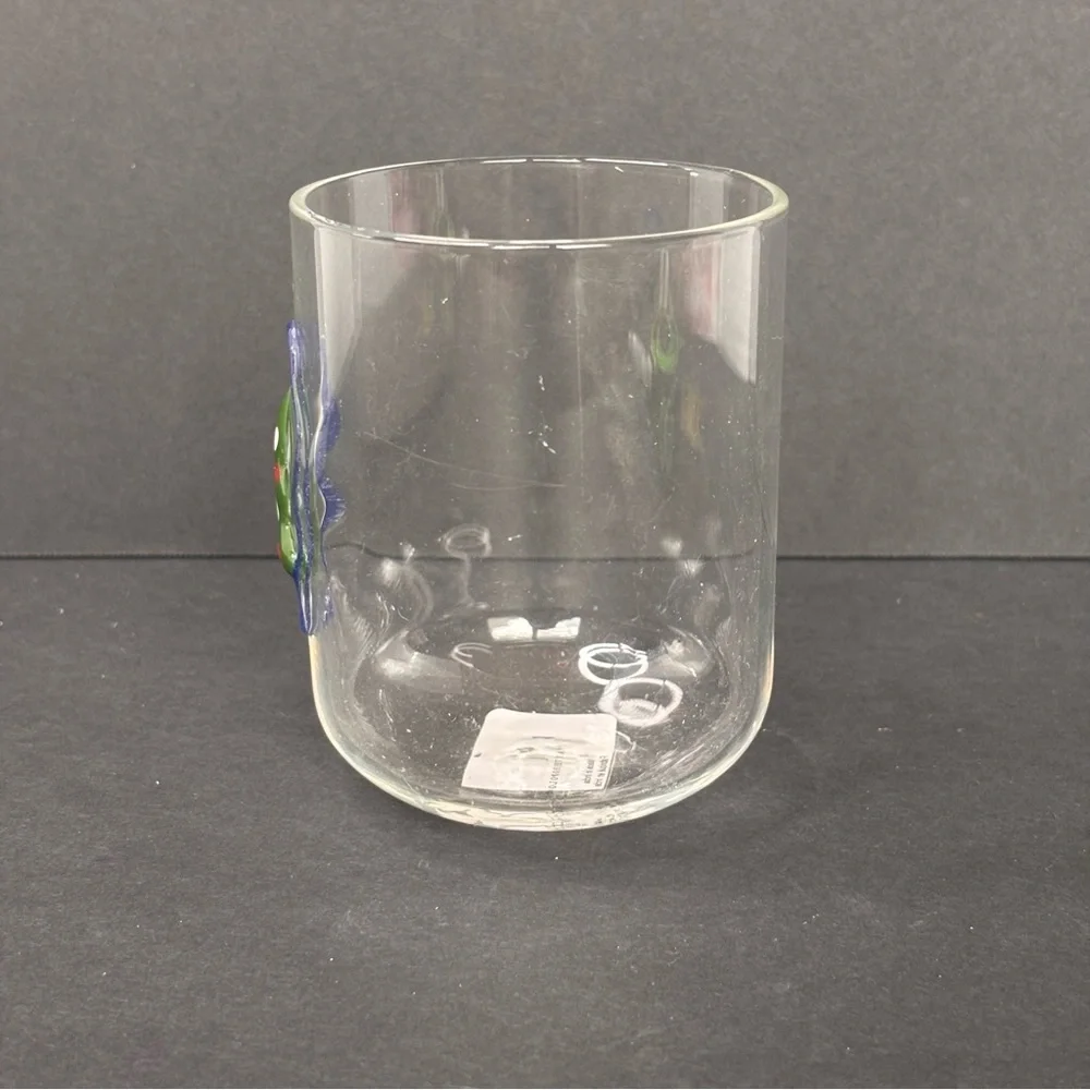 Anthropologie Love Notes Holiday Juice Glass Christmas Tree NWT